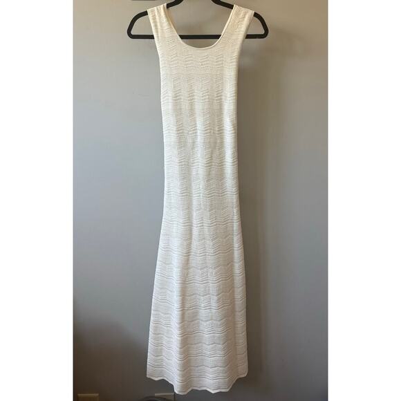 Ralph Lauren Collection Sleeveless Sweater Dress Midi Lux Cream Knit $2490 L NWT - Picture 9 of 16